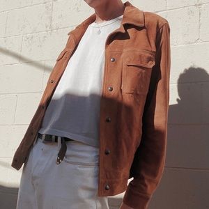 Allsaints - Adaire Suede Trucker Jacket - Small